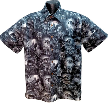 Wicked Wolves Halloween Hawaiian Shirt